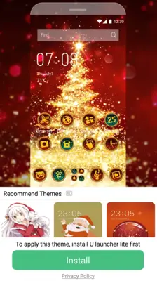 Bling Christmas Tree android App screenshot 0